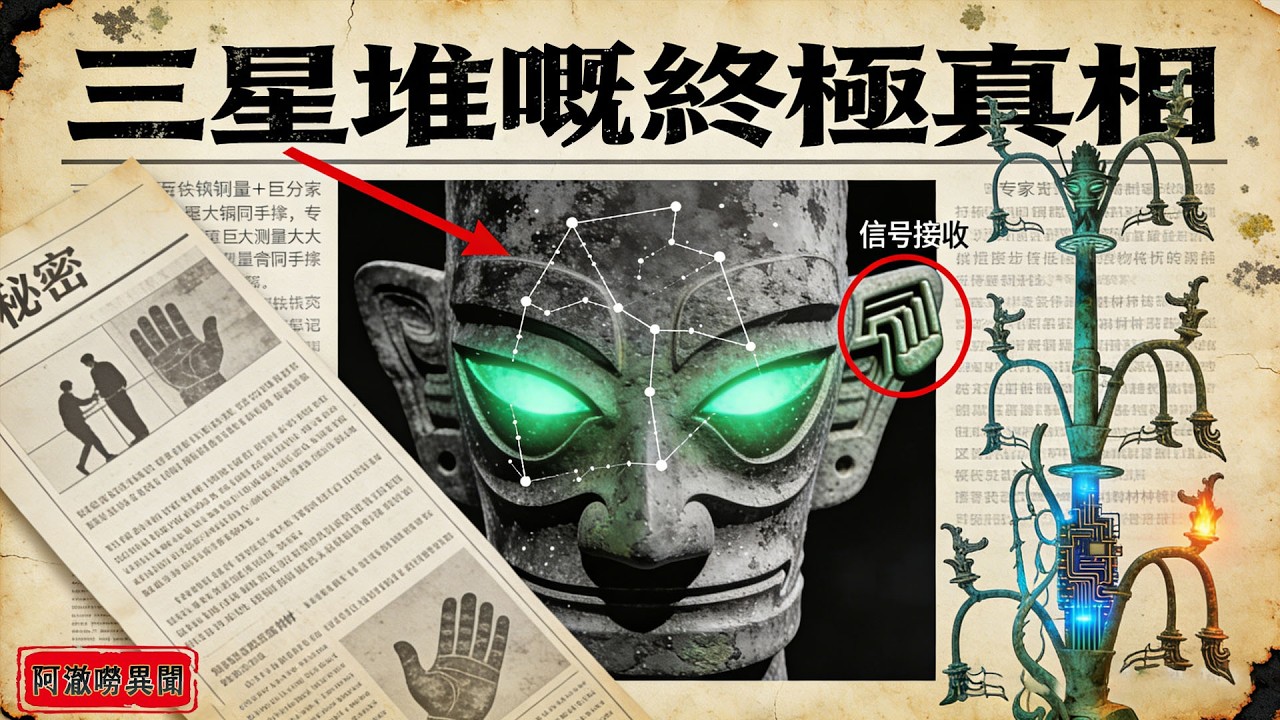 三星堆嘅主人係邊個呀？點解挖緊挖緊就唔敢再挖咗啦？專家到底發現咗啲咩呀？現場出土咗好多祭祀用品究竟係向邊個祈禱？遺址出現咗啲逆天嘅「黑科技」，難道係另一個次元嘅文明遺物呀？#三星堆 #奇聞  #考古