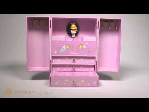 Armoire à bijoux musicale princesse - Trousselier - Berceaumagique.com