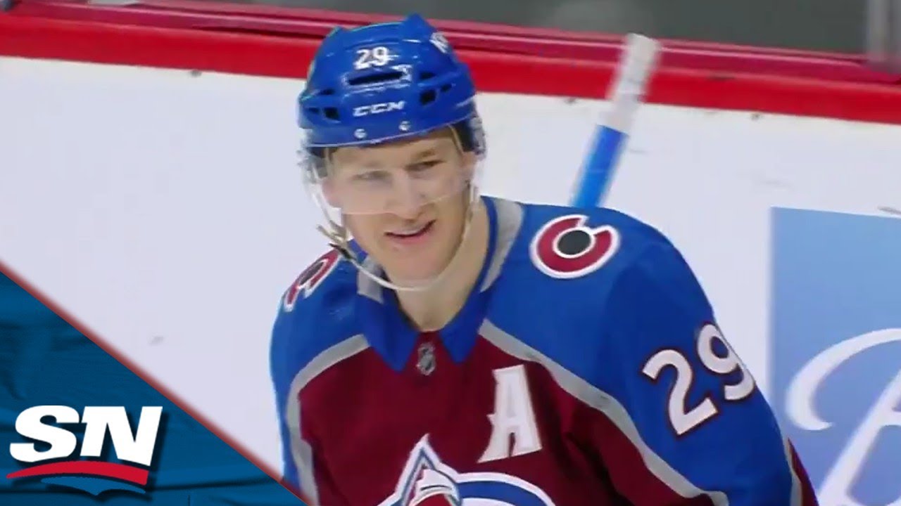 Avalanche's Nathan MacKinnon Nets Quick Hat Trick In Second Period vs. Capitals