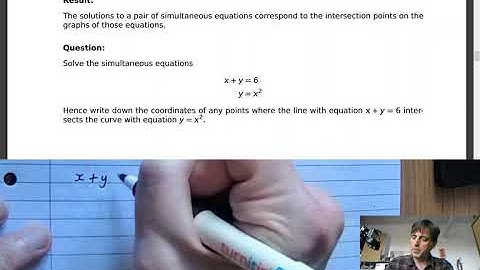 P1.3.3 -- Simultaneous equations on graphs