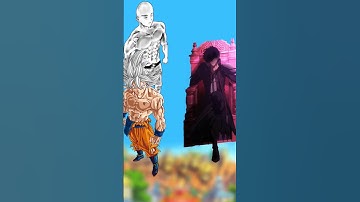 Saitama and Goku vs Anos #shorts