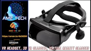 Overview VR Headset，3D VR Glasses， Virtual Reality Glasses, Amazon