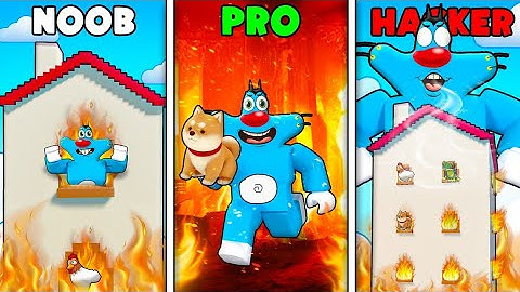 Roblox NOOB vs PRO vs HACKER in Saving Animal With Oggy