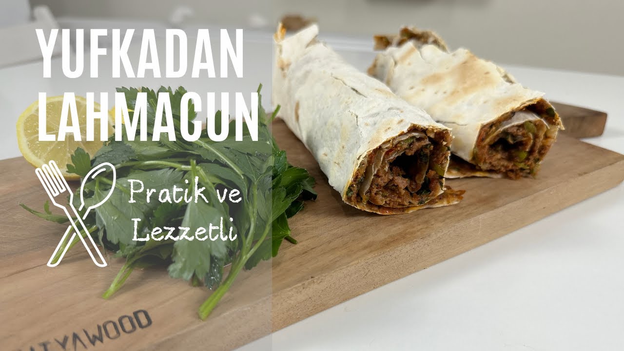 Hep Yapmak İsteyeceğiniz Pratik Hazır Yufkadan Lahmacun Tarifi