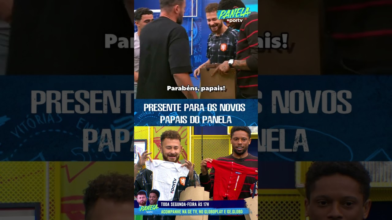 OS FUTUROS PAPAIS DO "PANELA" GANHARAM PRESENTES PRA NOVA FASE! #shorts | Panela | ge tv