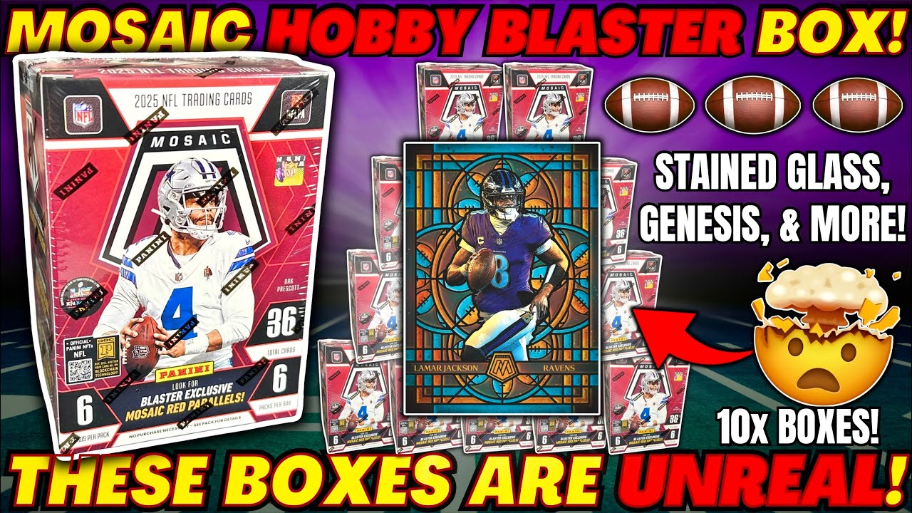 *THESE ARE A MUST BUY! 2025 MOSAIC FOOTBALL HOBBY BLASTER BOX REVIEW!