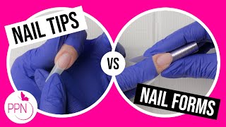 Famous Nail Tips vs. Nail Forms | Soft Gel Extensions Profile