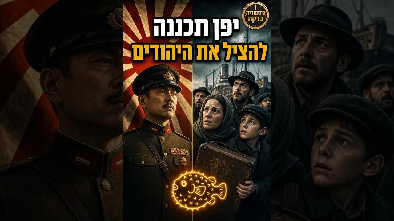 יפן תכננה להציל את כל היהודים — מהסיבה הכי מפתיעה| תוכנית פוגו