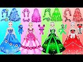 [🐾paper diy🐾] Good vs Bad Rapunzel New Hair RAINBOW FRIENDS Costumes | WOA Doll Channel