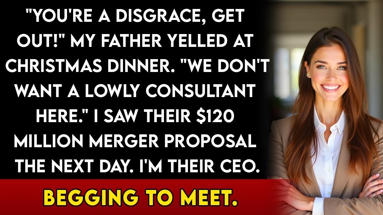 My Family Kicked Me Out Of Christmas Dinner—Then I Owned Their Golden Deal