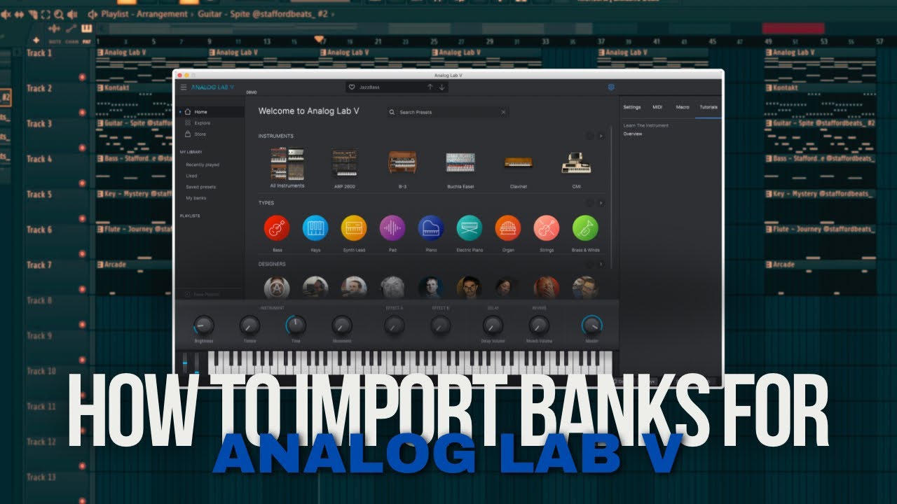 How To Import Analog Lab V Banks