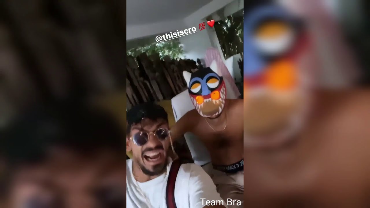 Capital Bra nimmt mit Cro neue Songs auf Bali auf (Capital Bra Instagram Story vom 7.12.20)