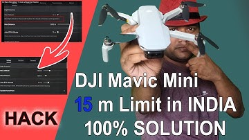 DJI Mavic Mini/ Mini2 / 15 meter altitude limit/100% Solution ( HACK )in hindi