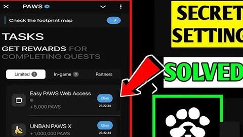 paws 🐾 today task | add to home screen| 5 January task of paws|