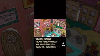 We Bare Bear Crafts | 3D Paper Dollhouse Craft | Arts and Crafts DIY for Beginners screenshot 5