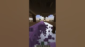 BREAKING 100 PURPUR BLOCKS 🎧 Satisfying ASMR Placing & Breaking Blocks in Minecraft #minecraft