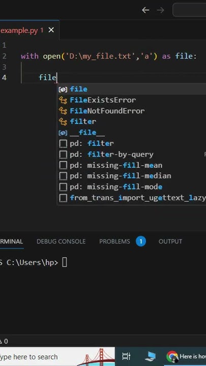 How to append text in a text file in Python - YouTube