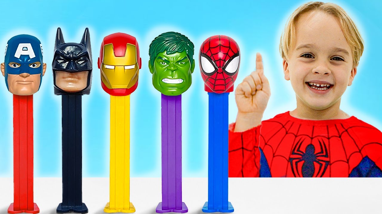 Дети становятся супергероями — весёлые истории игрушек для детей