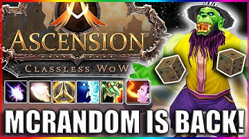 NEW ACCOUNT, ALL RANDOM, LETS GO! - Random WoW - Project Ascension S7 | PvProgression, 1-60 |