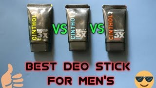 aankunnen staking hoeveelheid verkoop Cinthol Deo Stick Men, 40g . Best Deo Stick for Men's - YouTube