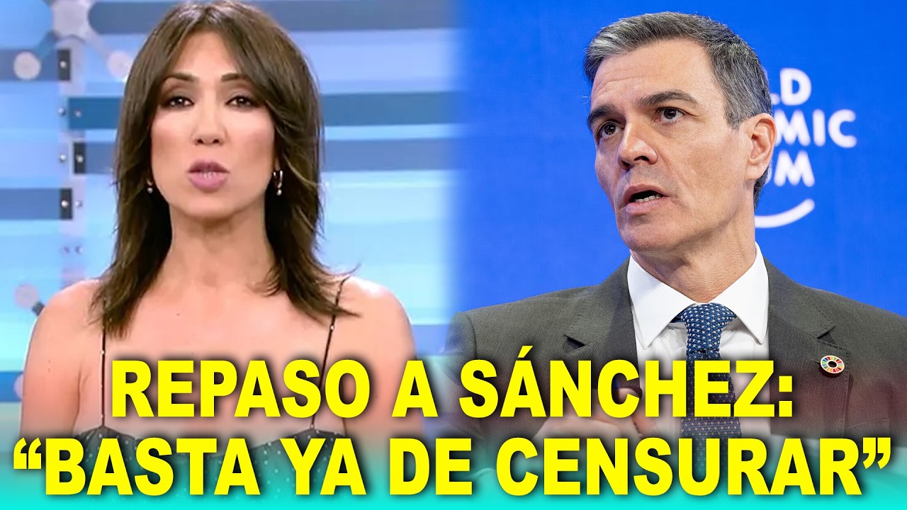 Patricia Pardo ESTALLA contra Sánchez en directo: “Basta ya de censurar”