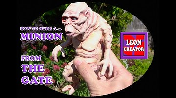 SCULPTING a Minion from THE GATE - Step-By-Step Milliput Tutorial - with Leon Hills - LEON CREATOR