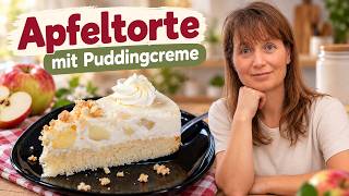 Apfeltorte mit Puddingcreme & ich verrate Euch endlich mein Geheimnis!