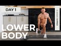 40 MIN COMPLETE LOWER BODY WORKOUT WITH DUMBBELLS | 6 WEEK SHRED - DAY 1