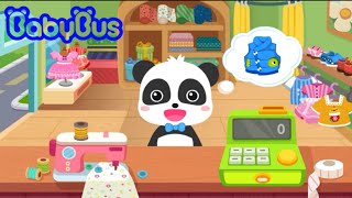 BAYI PANDA BELAJAR MENJAHIT BAJU | BUSANA BABYBUS INDONESIA