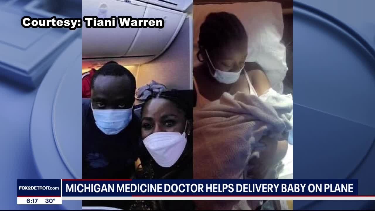 Michigan Medicine doctor helps deliver baby on plane YouTube
