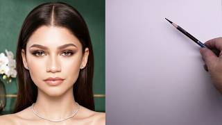How to Easily Draw Zendaya: A Guide for Beginners | Zendaya Drawing