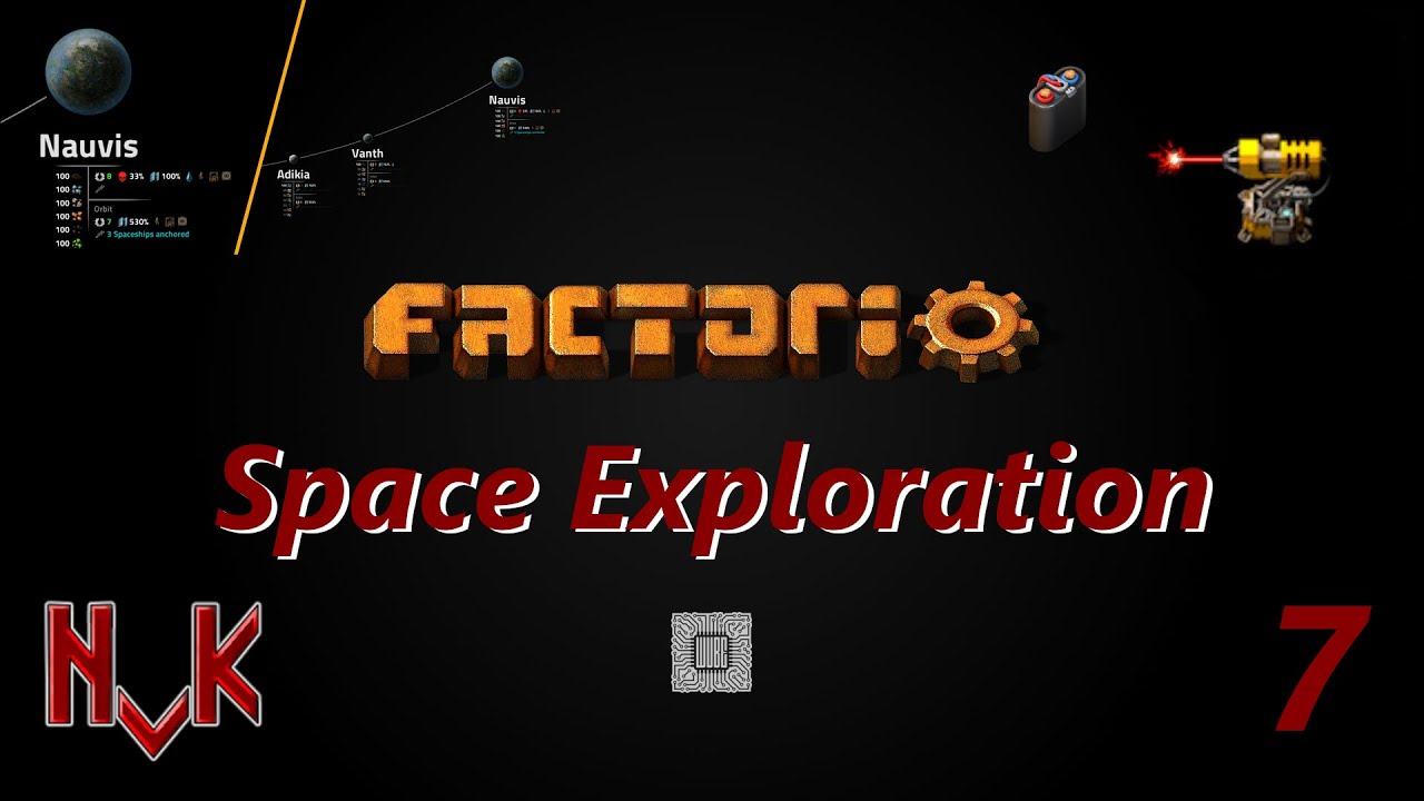 Laser Turret Production Factorio 1.0 Space Exploration Ep. 7