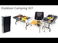 Tryhomy igt  camp tables  outdoor kitchens  mobile foldable cooking station