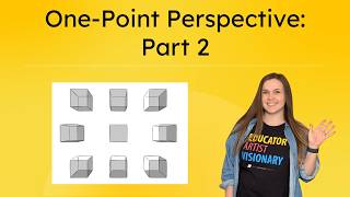 One-Point Perspective: Part 2 - Drawing 3D Forms in Space Using Perspective Techniques