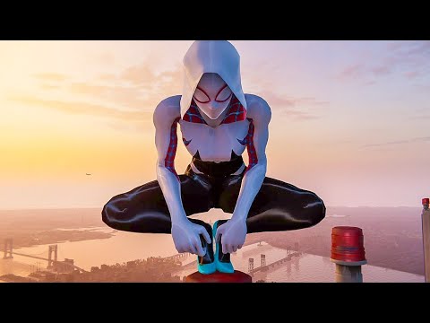 Spider-Gwen MOD Gameplay - Marvel's Spider-Man PC - YouTube
