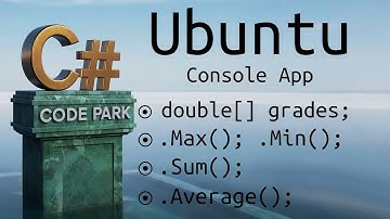 CodePark 0060 : Double Array Calculate and Format Average Sum Max Min in C# |  Ubuntu Console App