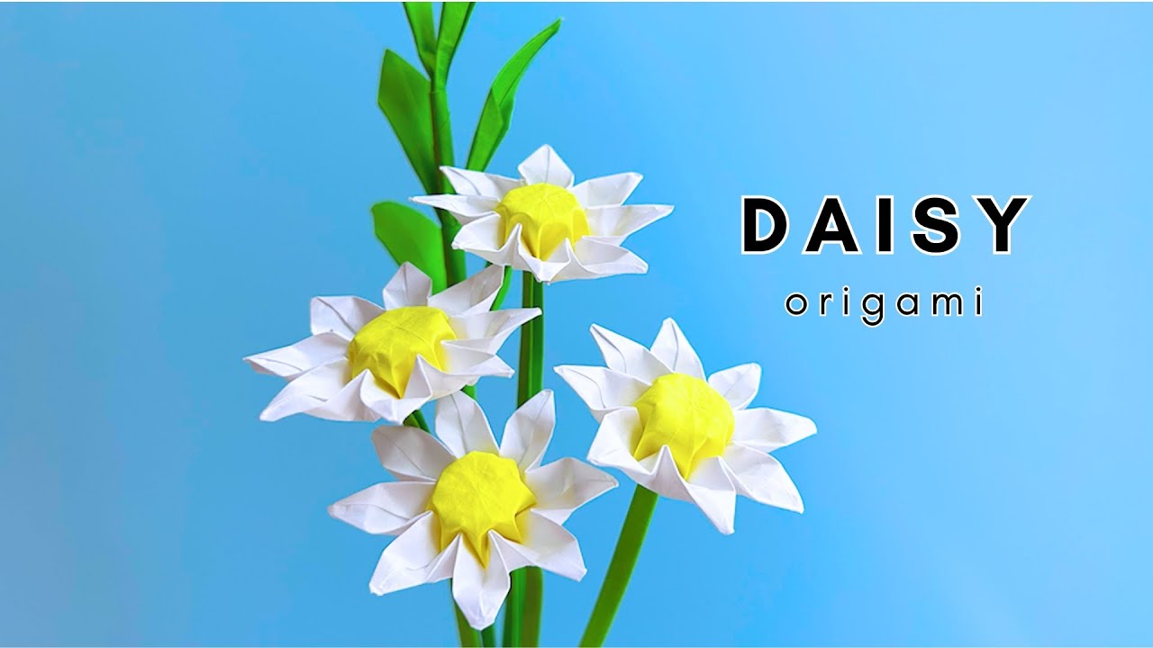 🌸 Origami Flower: DAISY | Beautiful Paper Flower Tutorial