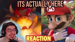 OH GOSH ITS REAL NOW | The Super Mario Bros. Movie Official Teaser Trailer | Reactio