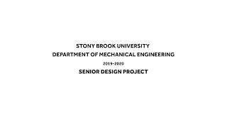 Stony Brook University Mechanical Engineering 2019-2020 Senior Design Project Heavy Duty Boat Lift