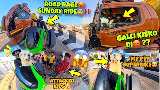   Sunday Ride with my Pet on Superbike Road Rage with Truck Driver😡  My Family Vlogs 