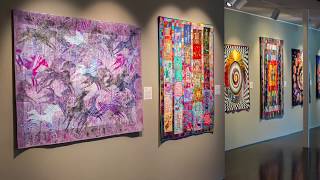 Virtual Tour Pt 1: Stitched: Contemporary Quilt Art from the International Quilt Festival Collection
