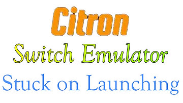 Citron Switch-emulator blijft hangen bij opstarten