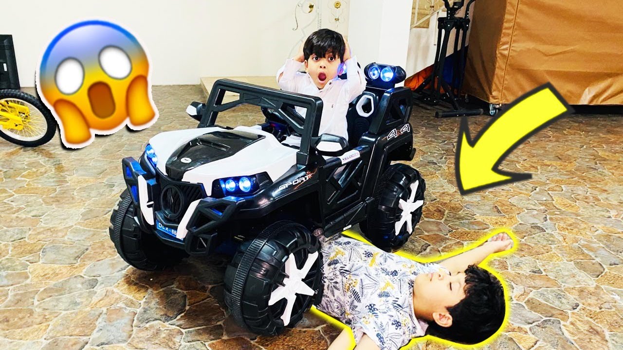 حمودي صدم حمود بسيارته الجديدة😱