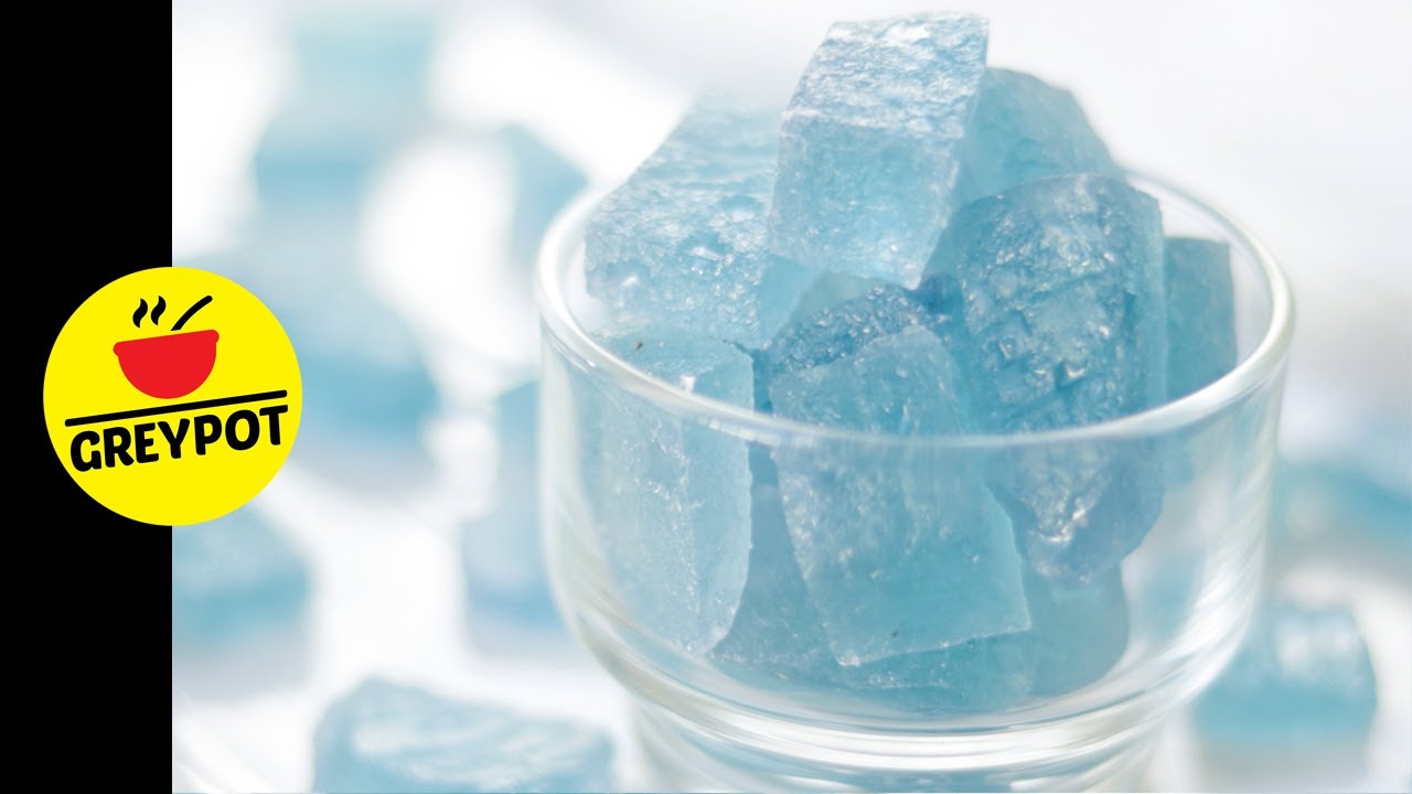 KOHAKUTOU  Edible CRYSTAL Jelly Gemstones Recipe & Taste Test 