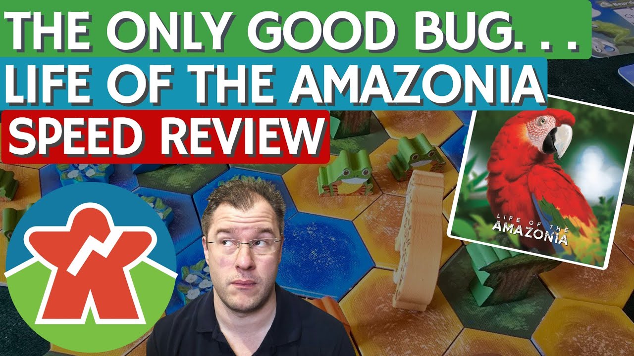 Life of the Amazonia - Board Game Review - The Only Good Bug Is A Dead Bug!