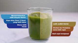 Kale & Apple Smoothie Healthier Version - Tescom Vacuum Blender TMV1500