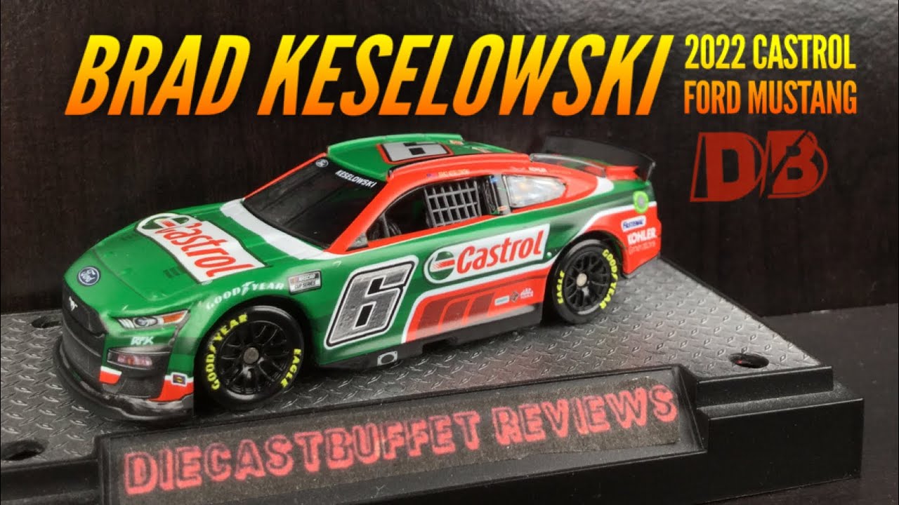 *GEN 7* 2022 BRAD KESELOWSKI CASTROL FORD MUSTANG DIECASTBUFFET NASCAR
