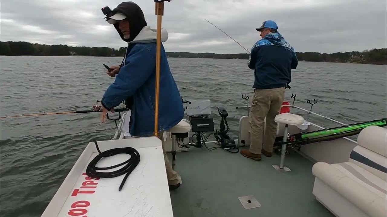 Nov 10/2022 Striper fishing lake Oconee YouTube