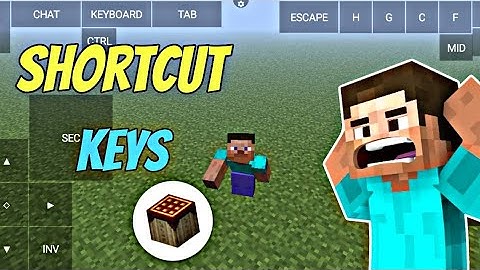 Pojavlauncher Shortcuts Keys 🥰 | Pojavlauncher | Game pause, item dulicate, copy paste