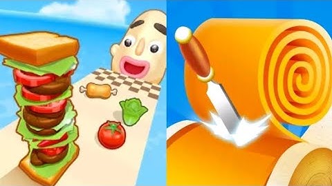 Sandwich runner / Spiral roll - Gameplay Walkthrough - Moleynn - games